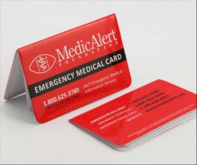 Image for MedicAlert Fillable Wallet Card
