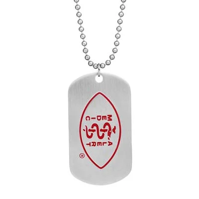 Photo of a Dog Tag Medical ID Necklace