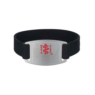Image for Sport Silicone Medical ID Bracelet