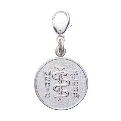 Image for Charm Medical ID Accessory Sterling Silver