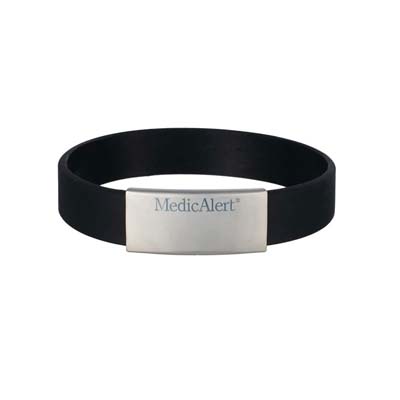 Image for Silicone Medical ID Bracelet