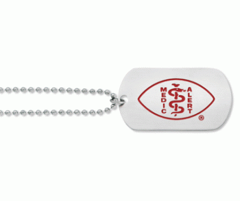 Dog Tag Medical ID Necklace